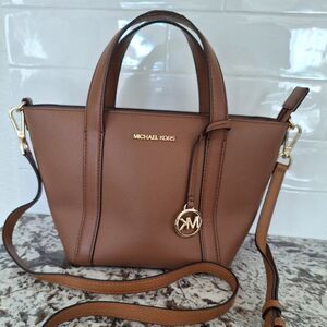 Michael Kors Brown Leather Bag Small